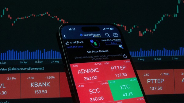 Financial data screens representing blockchain transaction risk screening